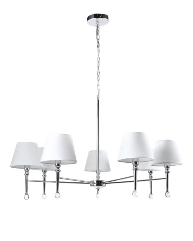 Люстра Edlin PL321168-7 Natano E14 7x12W IP20 хром