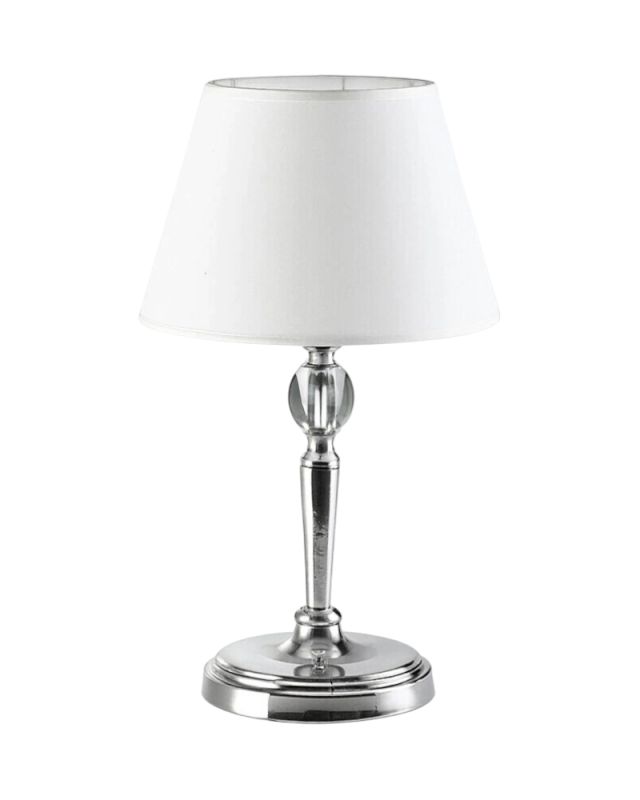 Настільна лампа Edlin PL321168T-1 Natano E14 1x12W IP20 хром