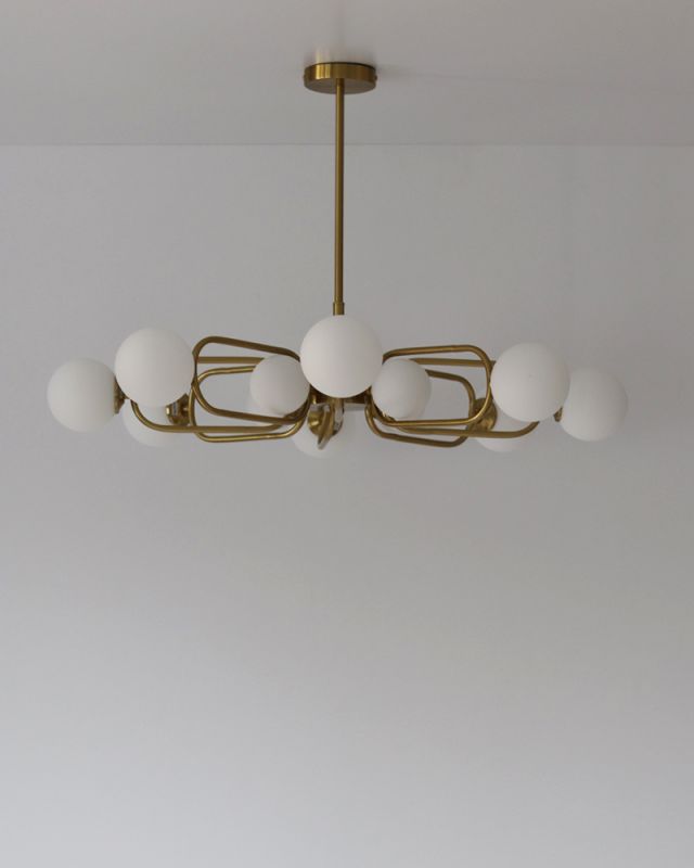 Люстра Edlin PL321159-12 Sonte G9 12x10W IP20 латунний