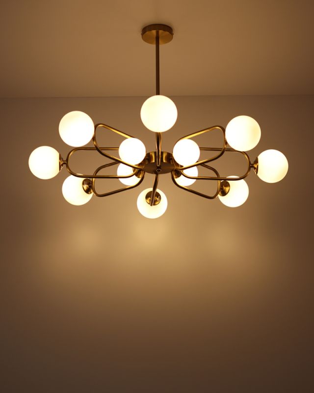 Люстра Edlin PL321159-12 Sonte G9 12x10W IP20 латунний