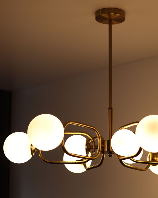 Люстра Edlin PL321159-9 Sonte G9 9x10W IP20 латунний