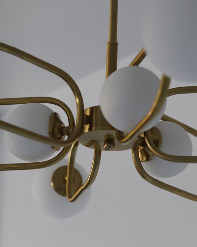 Люстра Edlin PL321159-9 Sonte G9 9x10W IP20 латунний