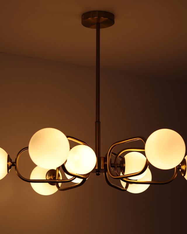 Люстра Edlin PL321159-9 Sonte G9 9x10W IP20 латунний