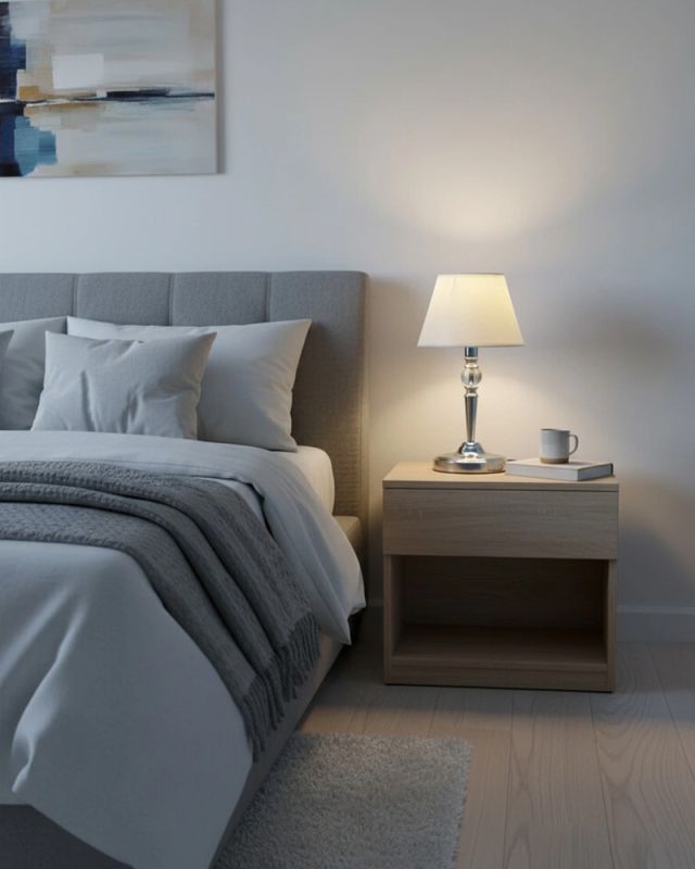 Настільна лампа Edlin PL321168T-1 Natano E14 1x12W IP20 хром