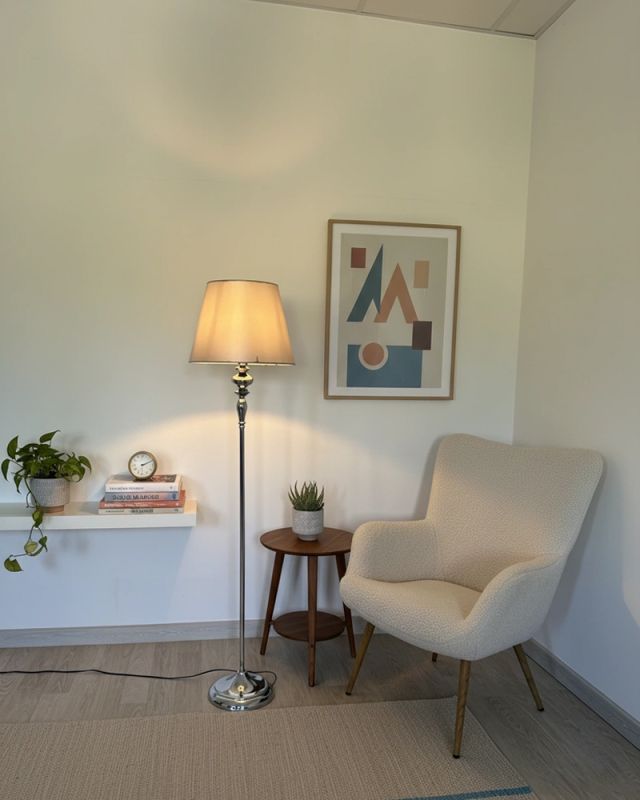 Торшер Edlin PL2417-1F Vanessa E27 1x12W IP20 хром