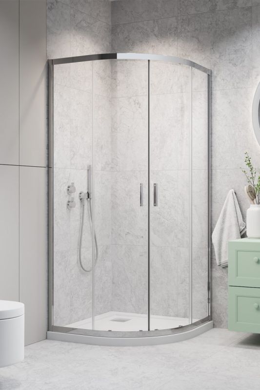 Душевая кабина Radaway Alienta Chrome E 80x100x190 прозрачное стекло