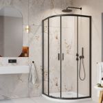 Душова кабіна Radaway Alienta Black A 90х90х190 прозоре скло