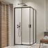 Душова кабіна Radaway Alienta Black C 80х80х190 прозоре скло