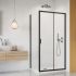 Душова кабіна RADAWAY 100x90 ALIENTA BLACK DWJ+S