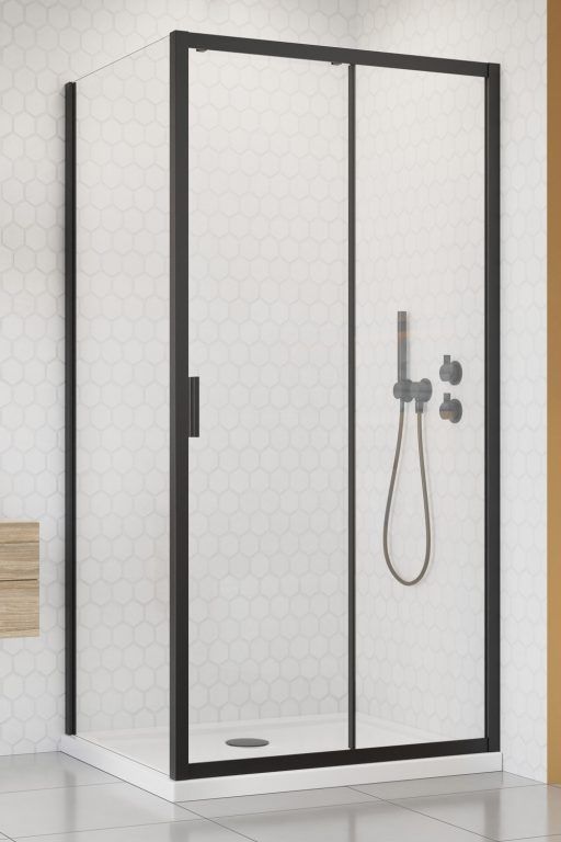 Душова кабіна RADAWAY ALIENTA BLACK DWJ+S 90