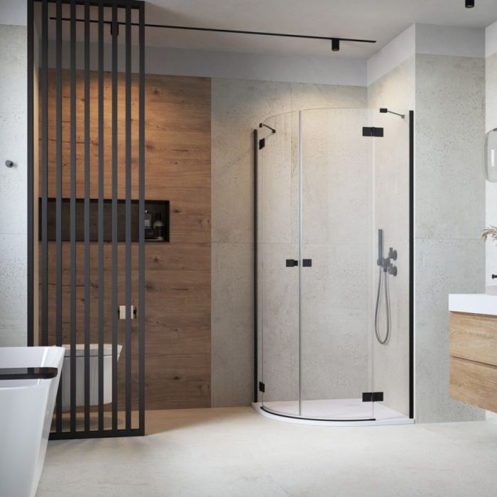 Душова кабіна Radaway Essenza New Black PDD 900Lx2000 чорний/прозоре скло