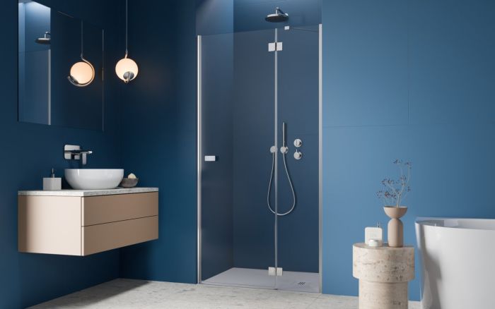 Душові двері Radaway Garda Chrome DWJ 900Lx1950 прозоре скло