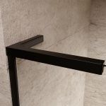 Душові двері Radaway Furo SL Black DWJ 522Rx2000 прозоре скло