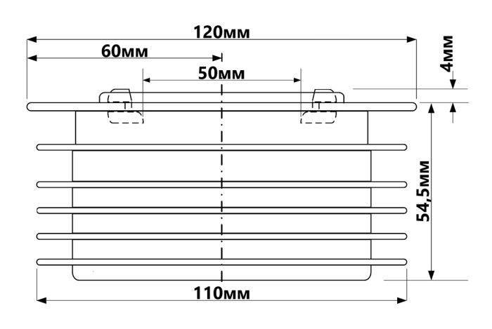 Редукция McAlpine канализационная 110х50 мм