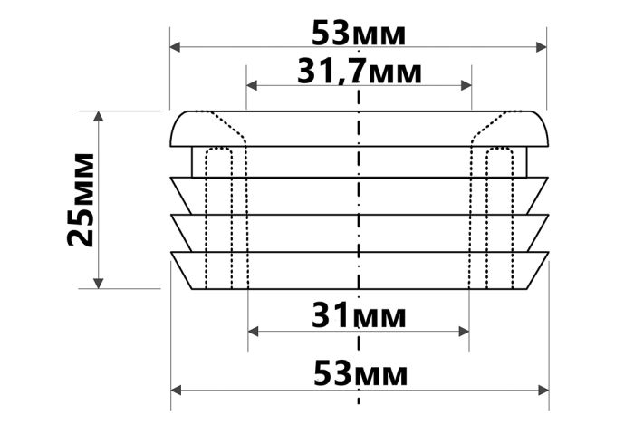 Редукция McAlpine канализационная 50х32 мм
