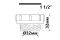 Редукция McAlpine пластиковая BP1 1/2"*P1 1/4"