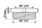 Редукция McAlpine пластиковая BP1 1/4"*P1 1/2"