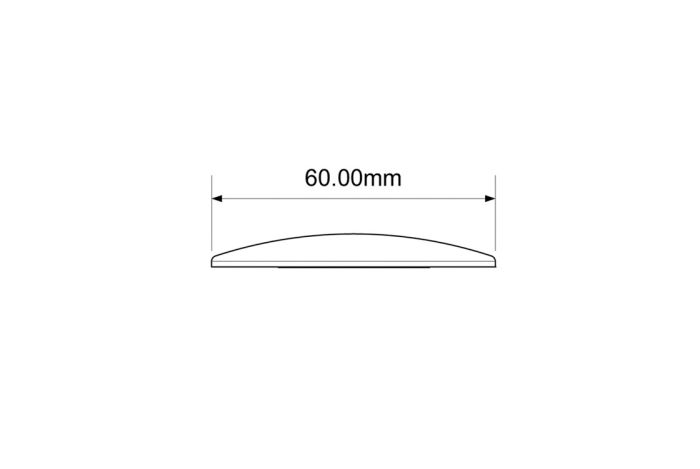 Розета McAlpine маскирующая для ливней 60 mm