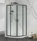 Душова кабіна SANTEH 90x90 чорна, без піддону 3190