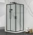 Душевая кабина SANTEH 120x80 черная, без поддона 32280