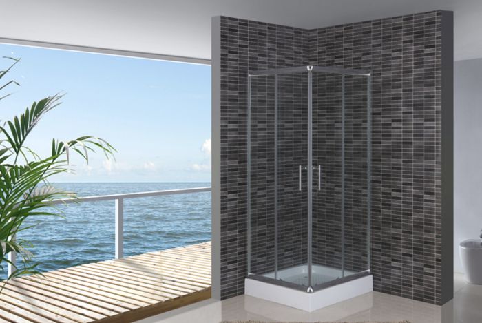 Душова кабіна SANTEH 90x90 9914G-ECO з піддоном 15см