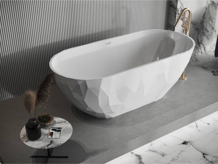 Ванна из литого мрамора Miraggio SAPFIRE