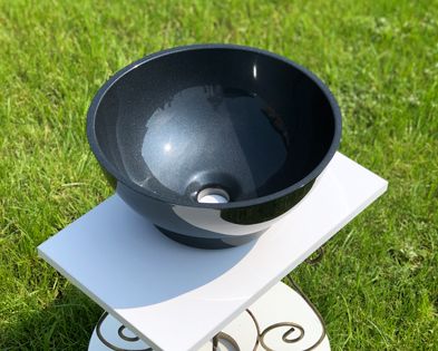 Умывальник «Селена» 35 см Меланит H100 глянец