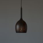 Підвісний світильник SLP-001 BK+GD