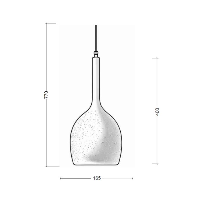 Підвісний світильник SLP-001 BK+GD