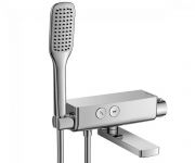 SMART CLICK змішувач з термостатом для ванни, 2 режими, хром