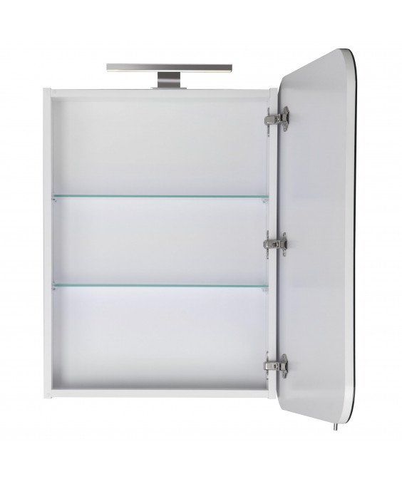 Сорренто ЗШ-60 дзеркальна шафа для ванної кімнати зі світильником