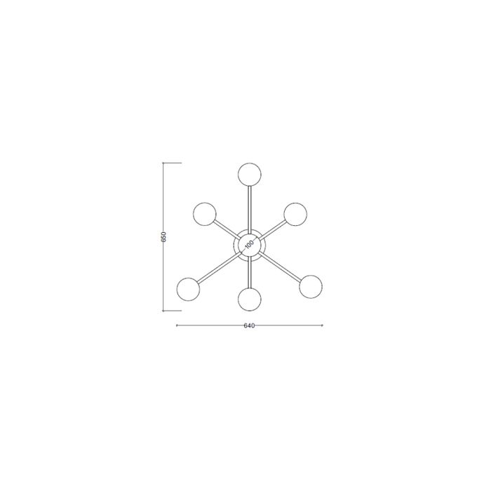 Потолочный светильник SV0005-7 BK 3000K