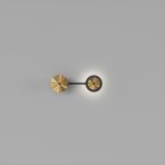 Настенный светильник SV0031-1 BK+GD 3000К