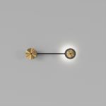 Настінний світильник SV0032-1 BK+GD 3000К