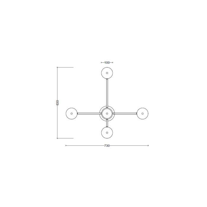 Настенный светильник SV0035-4 BK 4000К