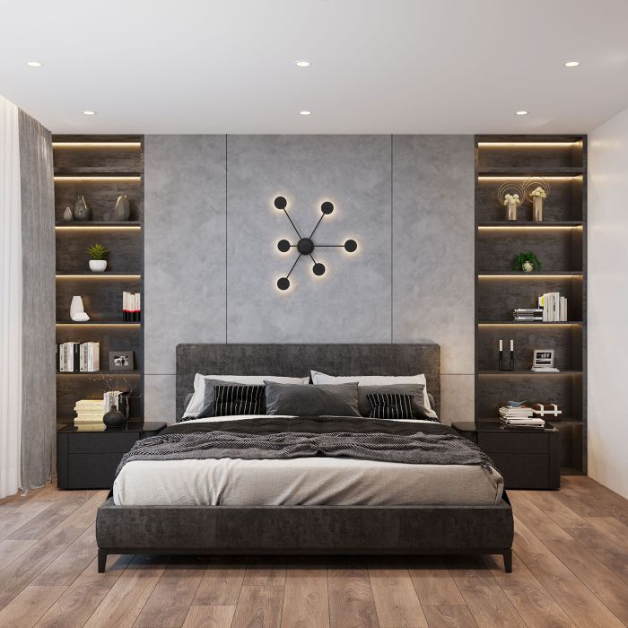 Настенный светильник SV0036-6 BK 3000К