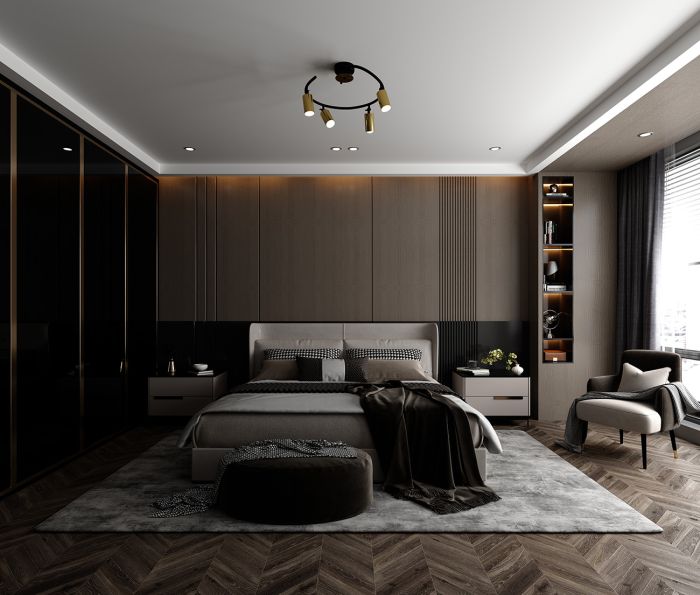 Потолочный светильник SV0042-4 BK+GD