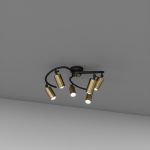 Стельовий світильник SV0045-6 BK+GD