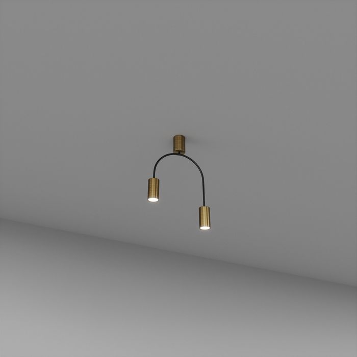 Потолочный светильник SV0055-2 BK+GD