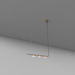 Підвіс SV0056-3 BK+GD 3000К