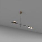 Підвіс SV0057-3 BK+GD 4000К