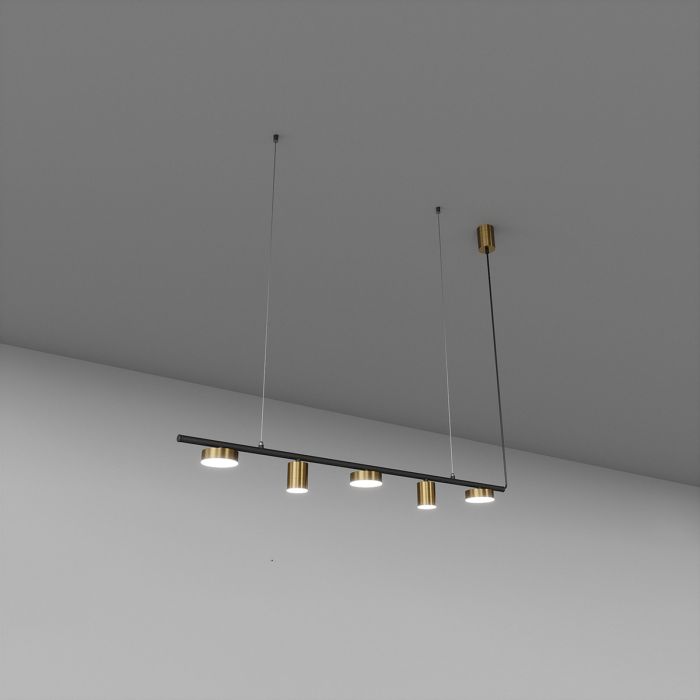 Підвіс SV0063-5 BK+GD 4000К
