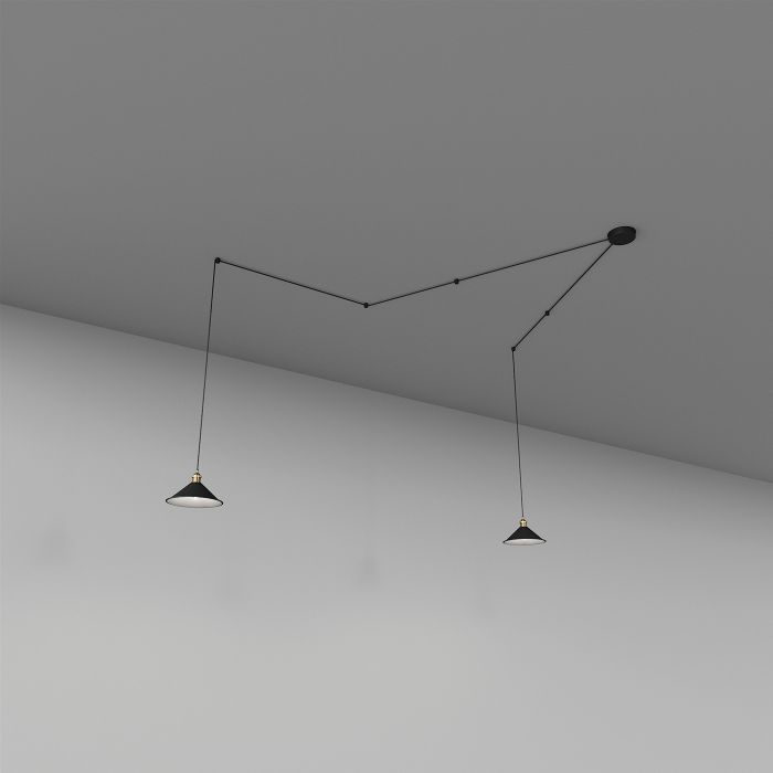 Люстра-павук SV0100-2L BK