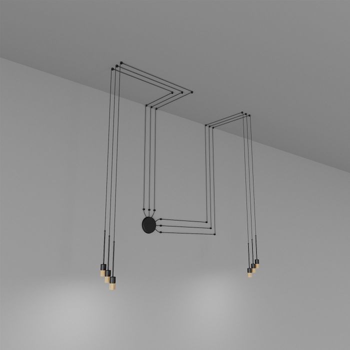 Люстра-павук SV0101-6 BK