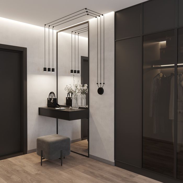 Люстра-паук SV0107-3 BK 4000K