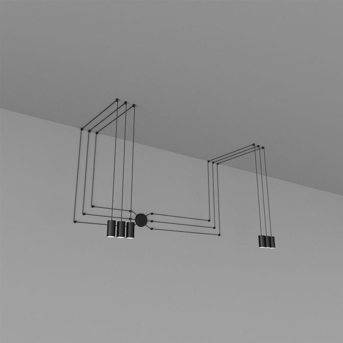 Люстра-павук SV0110-6 BK