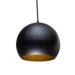 Світильник підвісний Atmolight Bowl P200 Black/Gold