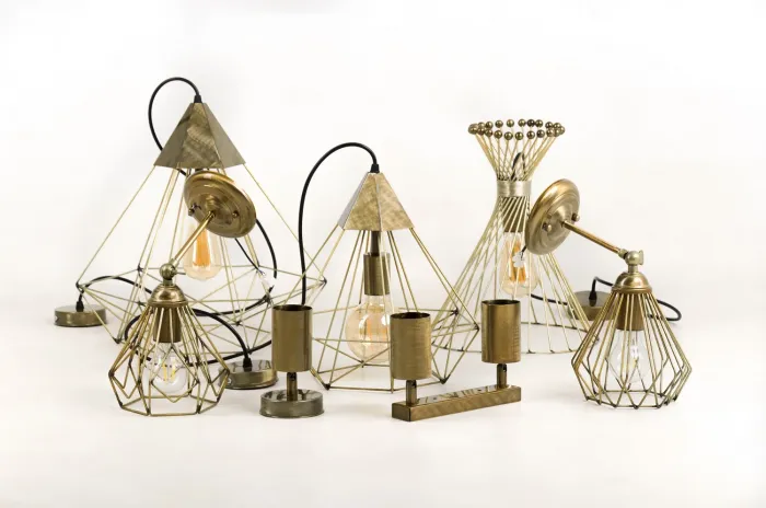 Светильник подвесной (люстра) Prism P315 Gold