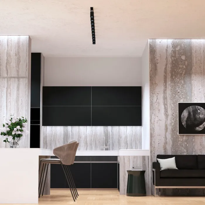 Світильник стельовий (спот) Chime GU10 L90-5 Black