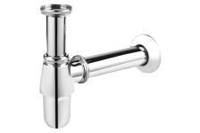 Сифон для кухонной мойки McAlpine без слива 1 1/2"х40мм хром